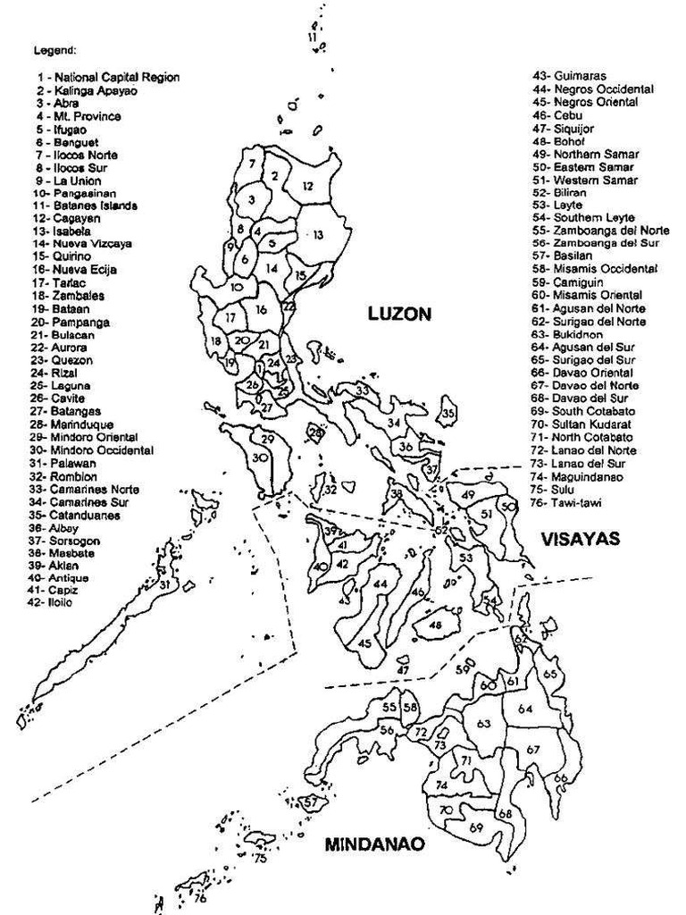 Philippine Blank Map | PDF