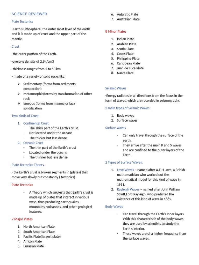 Science Reviewer | PDF