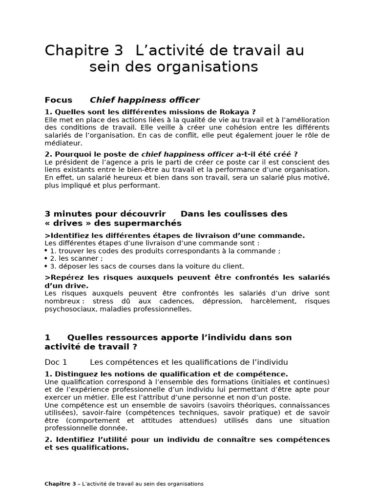 SDGN Ch3 GP Synthese | PDF
