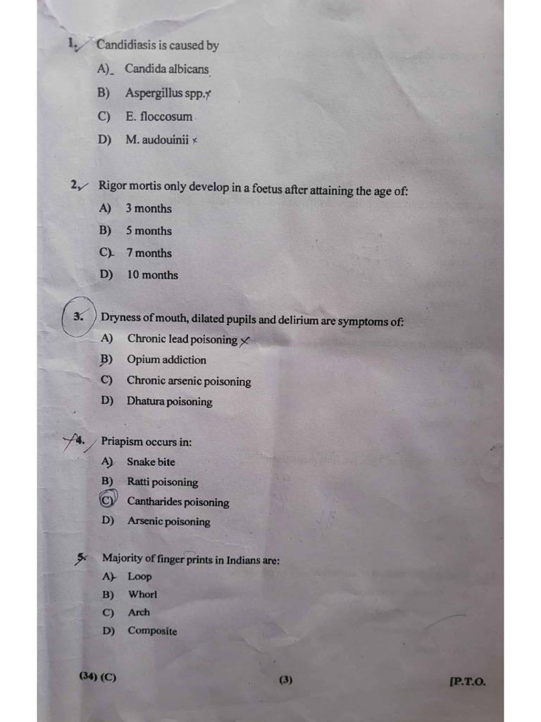 JK PSC HMC - QP 2023 | PDF