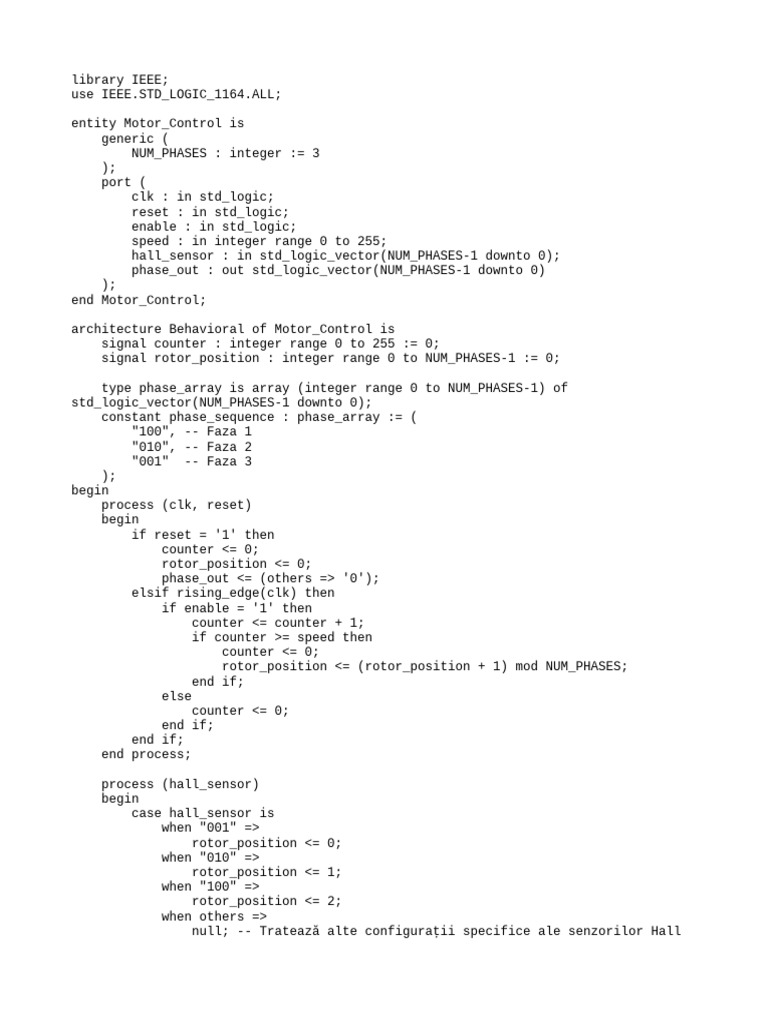 Cod VHDL | PDF