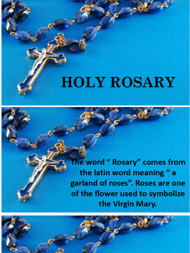 Holy Rosary and Basic Prayer | PDF | Rosary | History