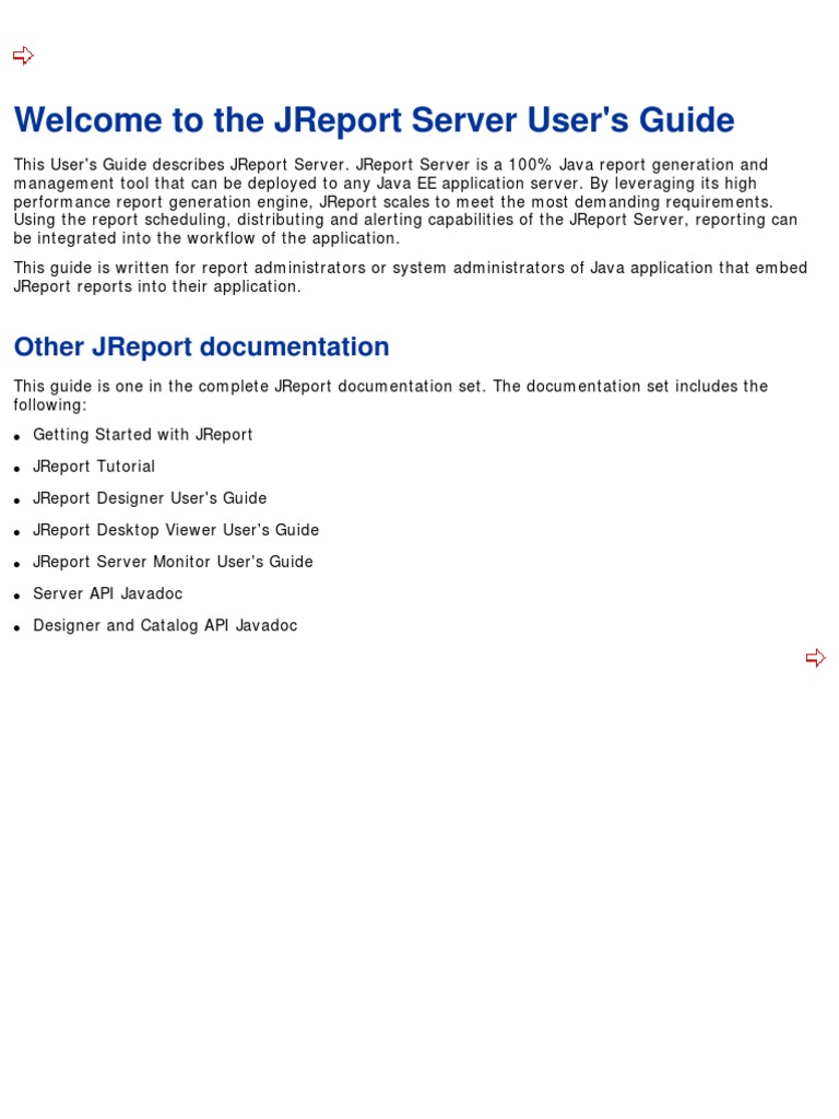 JReport Server User's Guide | PDF | Ibm Db2 | Command Line Interface