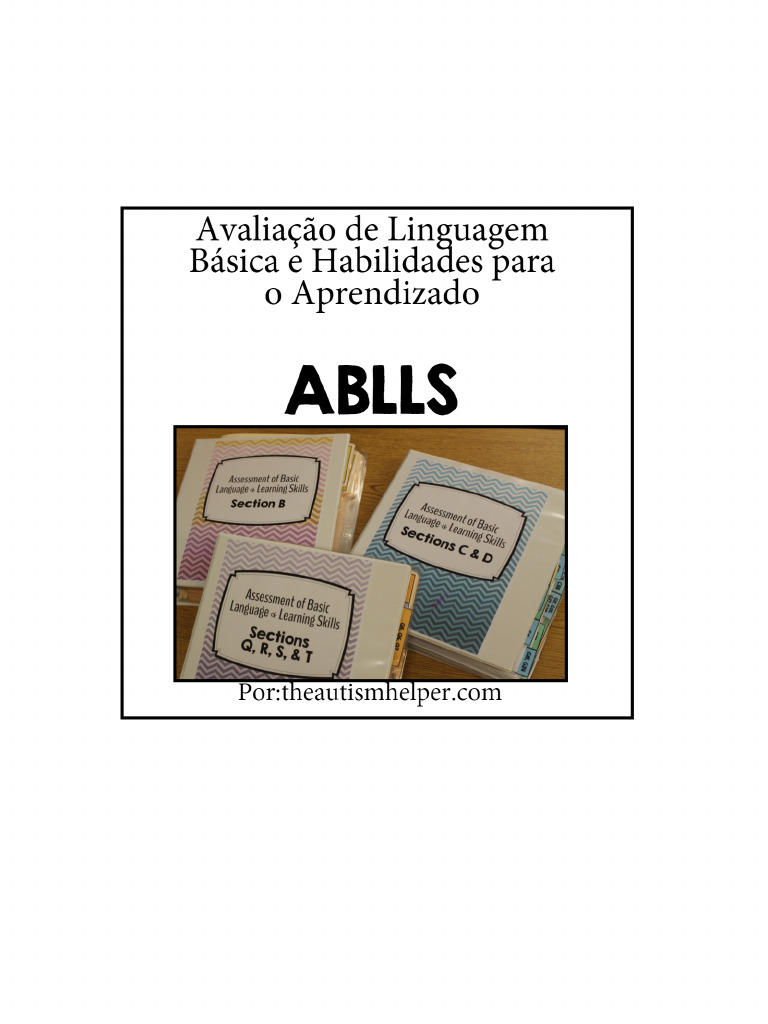Teste Ablls Completo | PDF