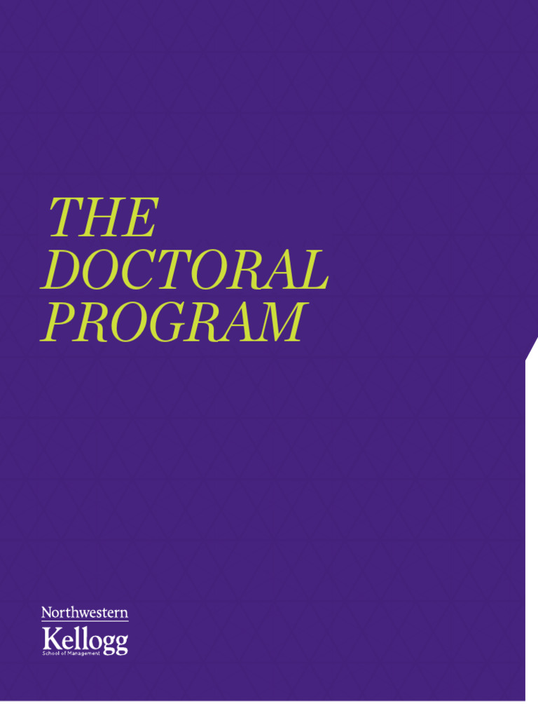 Kellogg PHD Brochure | PDF