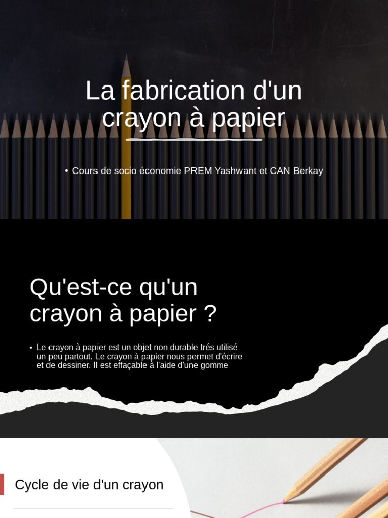 Fabrication D'un Crayon PDF — free download