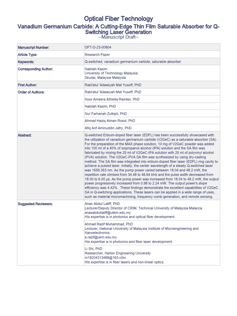 Oft D 23 00804 | PDF