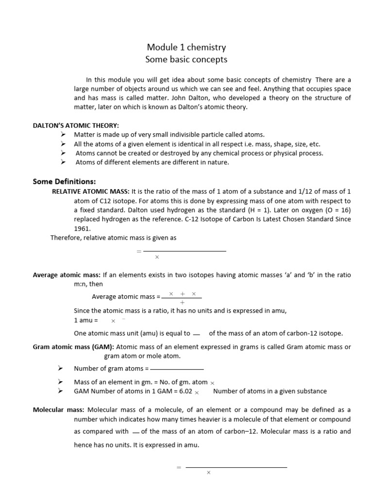 Some Basic Concepts Chapter 1 | PDF