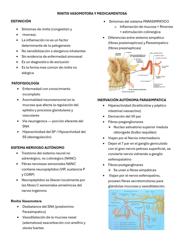 Rinitis Vasomotora | PDF