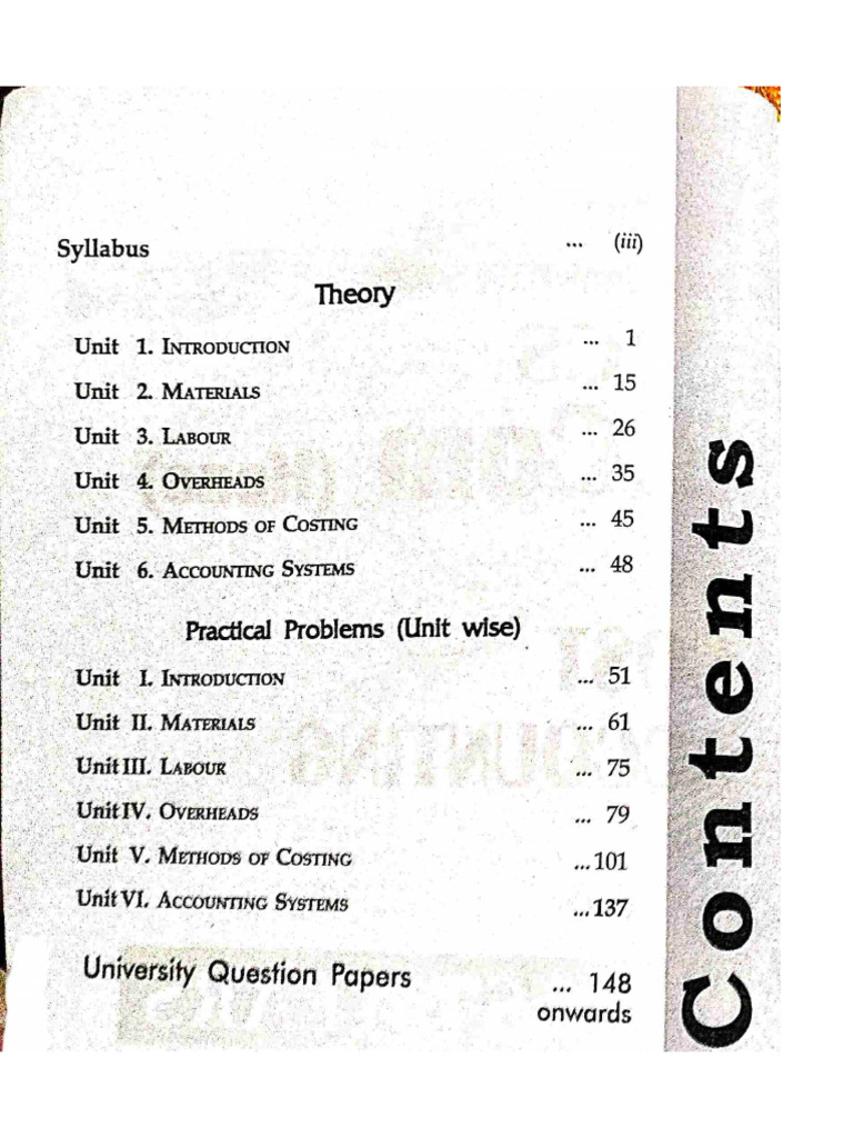 Cost Accounting 10 Year | PDF | Cost Accounting | Expense