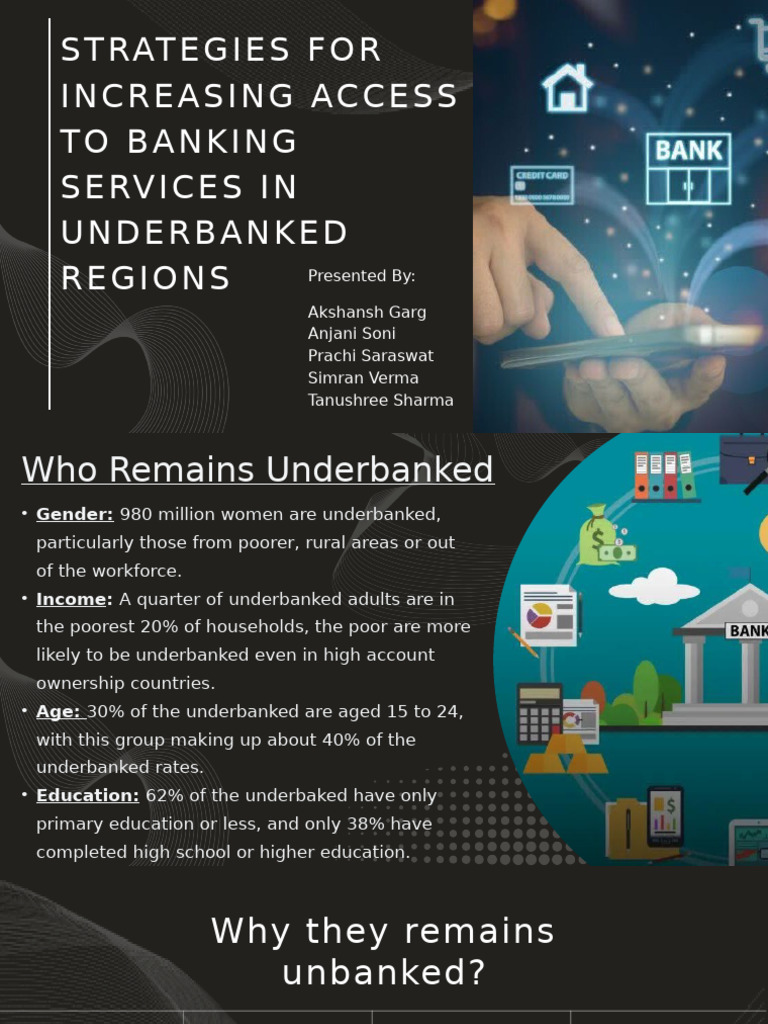 Strategies For Increasing Access To Banking Services in Underbbanked ...