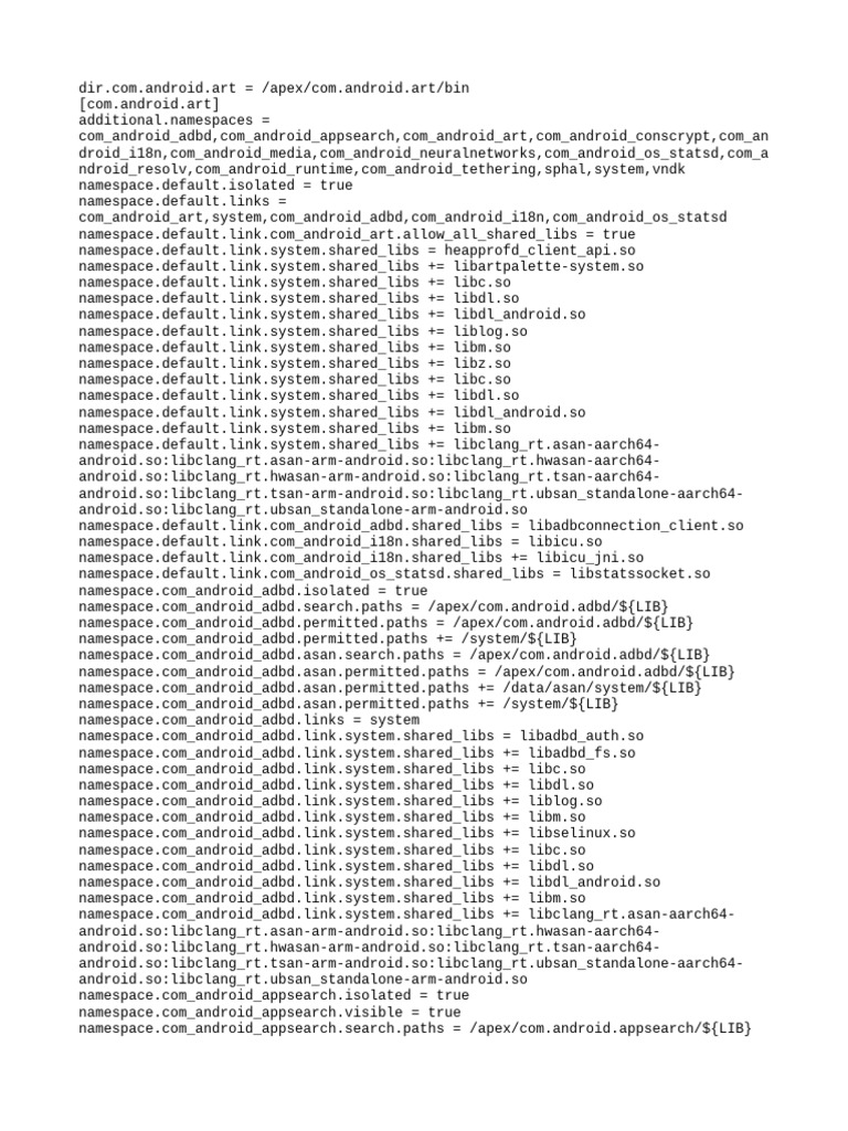 LD Config | PDF