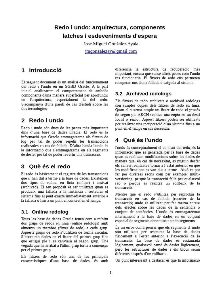 4.redo Undo | PDF | Proprietary Software | Oracle Corporation