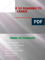 Chapter 13 Reading To Learn