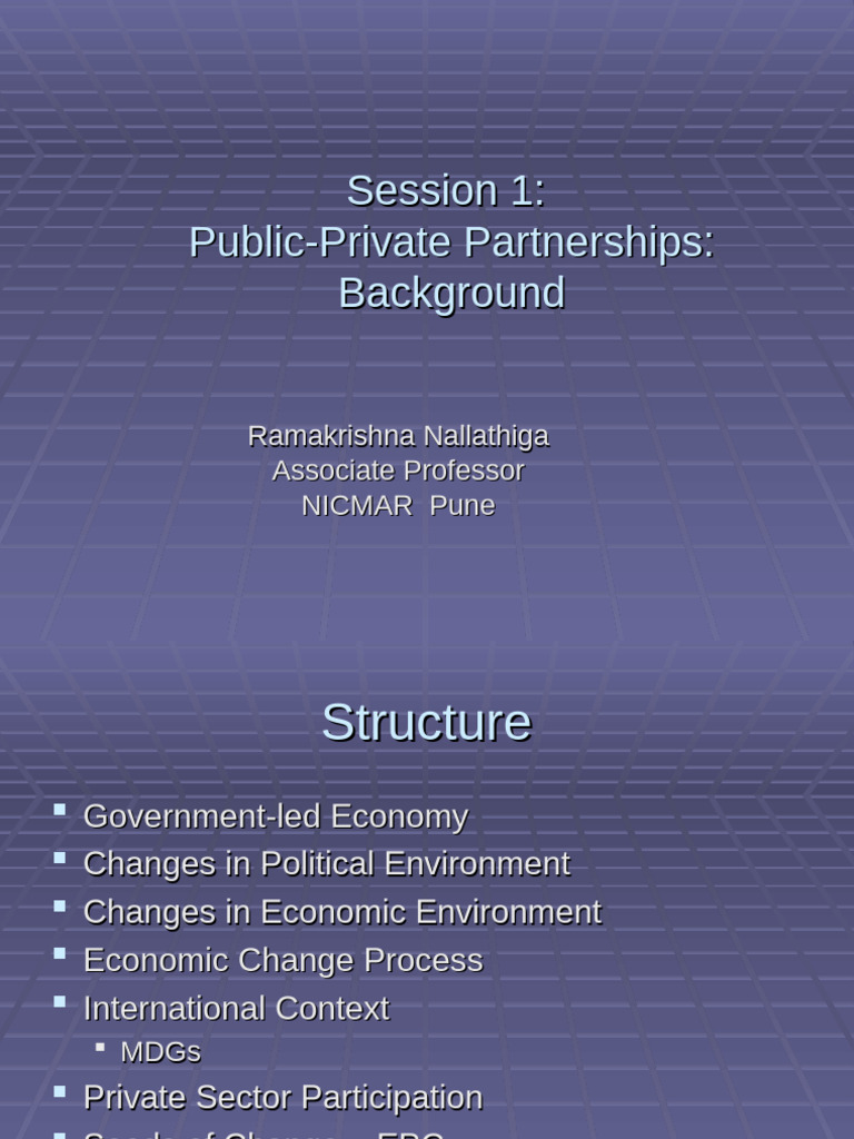 PPPs - Public Private Partnerships in Infrastructure in India | PDF