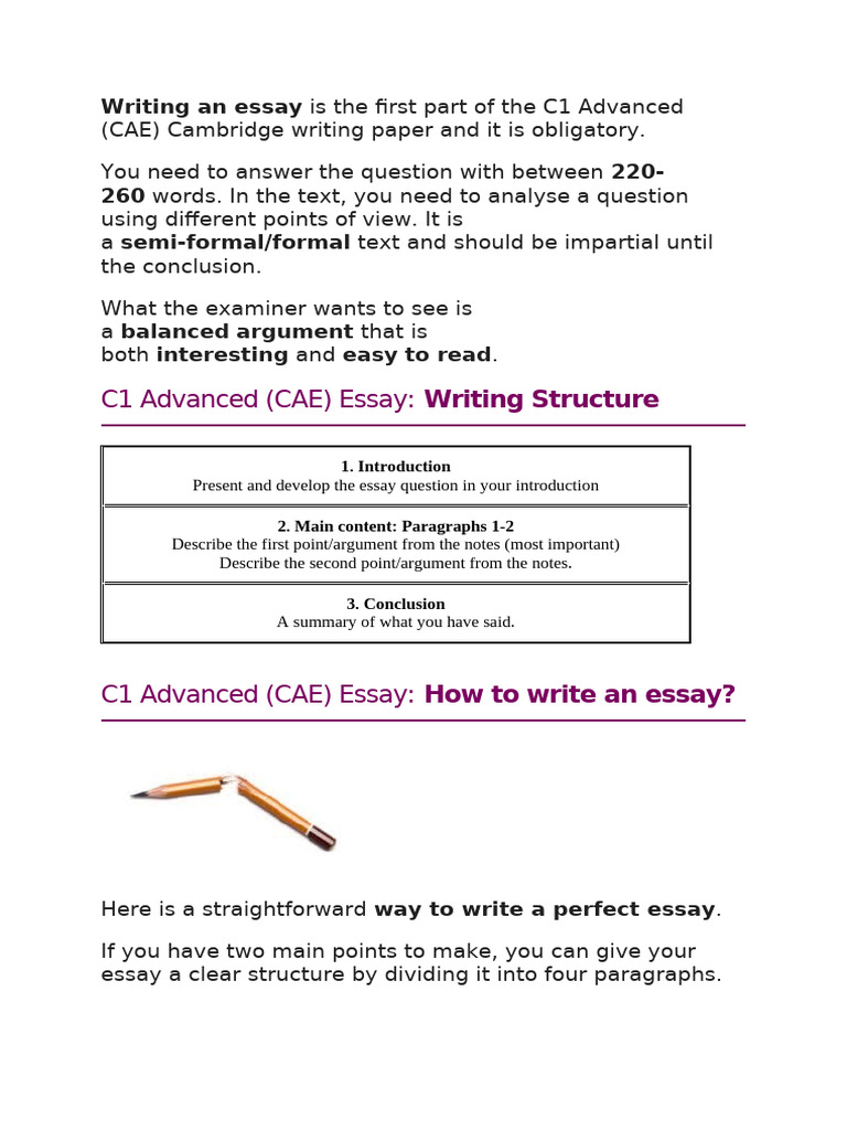 Essay Writing Models and Task | PDF
