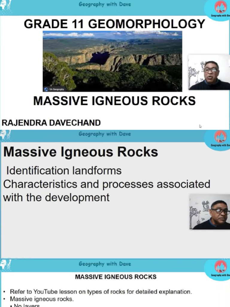 Massive Igneous Rocks-1 | PDF
