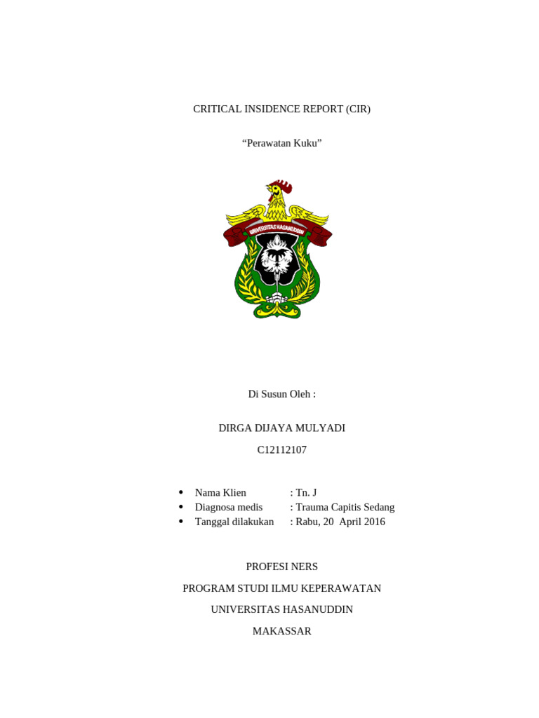 CIR Perawatan Kuku | PDF