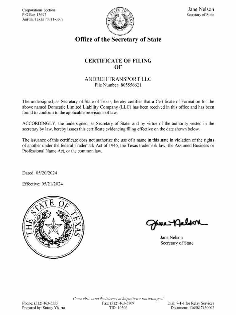 Certificate | PDF