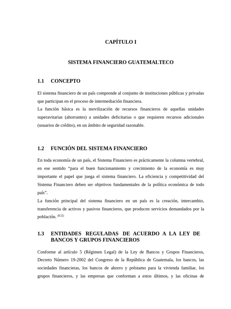 Capítulo I | PDF