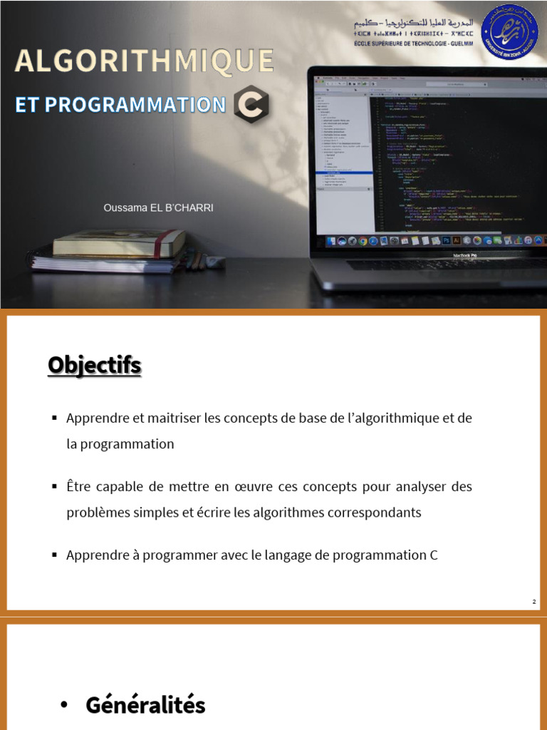 Partie-I - Algorithmique - Version PDF-17-02-2023 | PDF | Programme ...