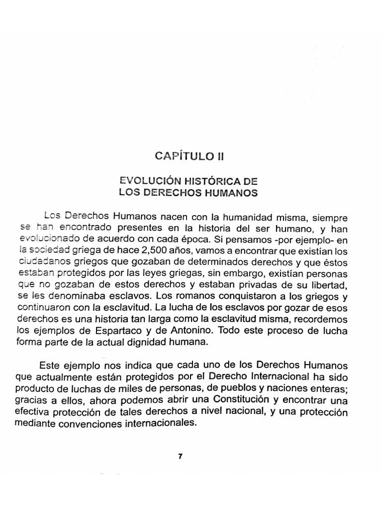 Evolución Histórica de Los Derechos Humanos | PDF