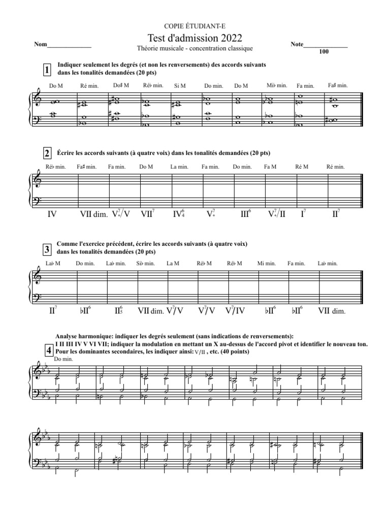 Theorie musicale classique pdf