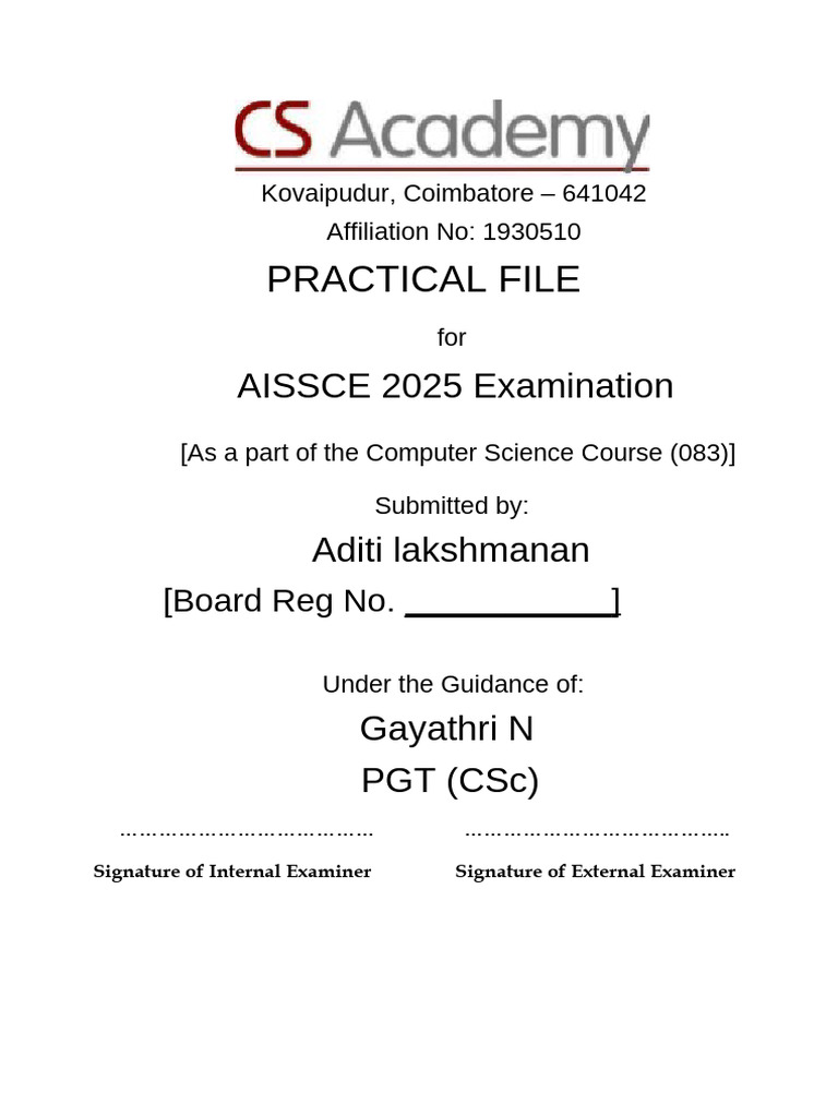 CS Final | PDF