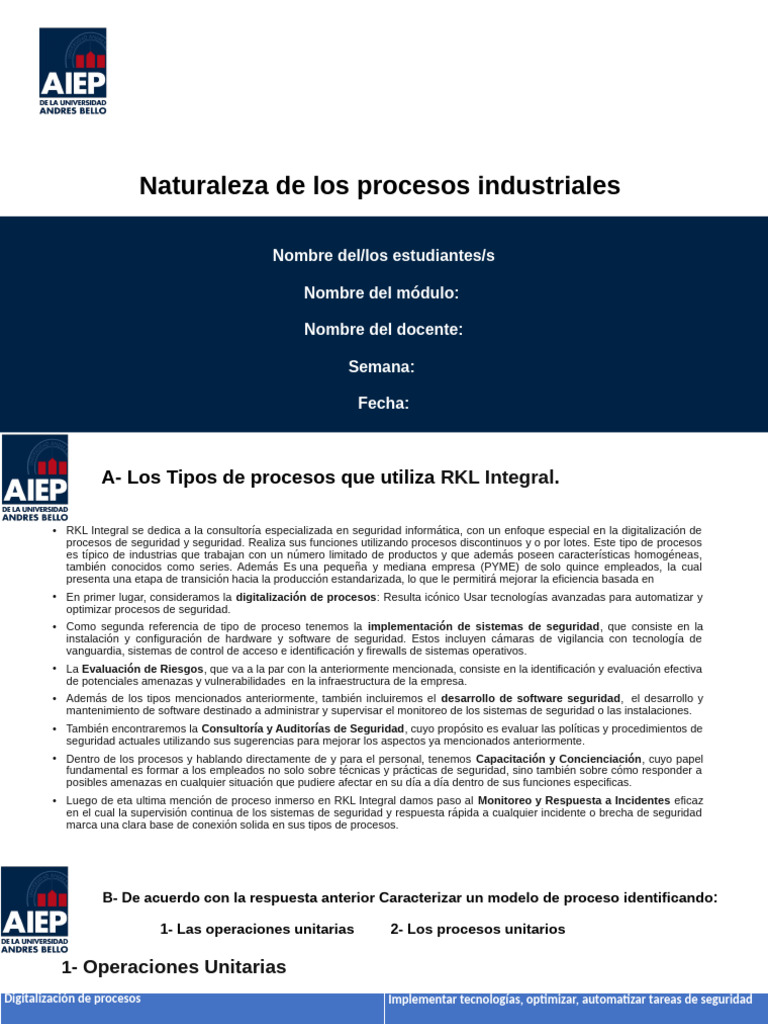 Procesos Industriales en RKL Integral | PDF | La seguridad informática ...