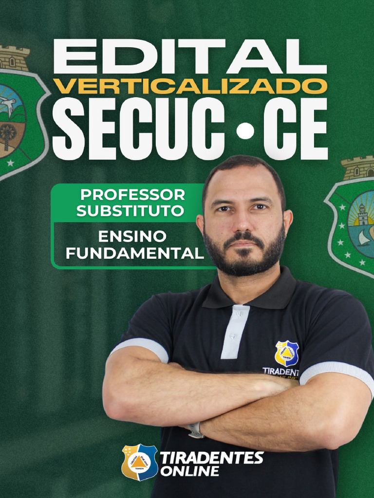 Edital Verticalizado Seduc Ce Prof Substituto Gratuito | PDF