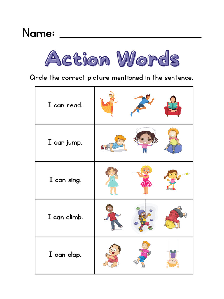 Action Word | PDF