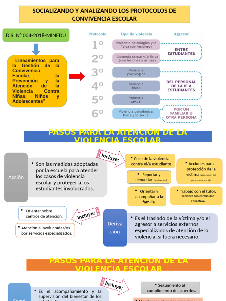 Protocolos de Convivencia Escolar | PDF