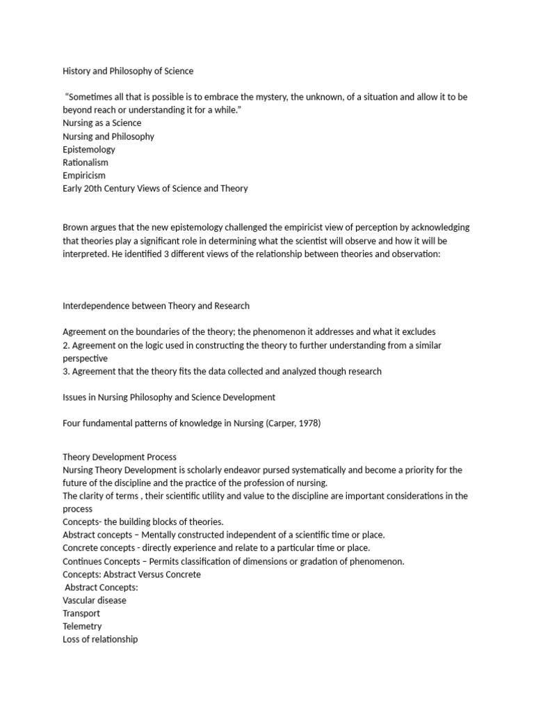 History and Philosophy of Science | PDF