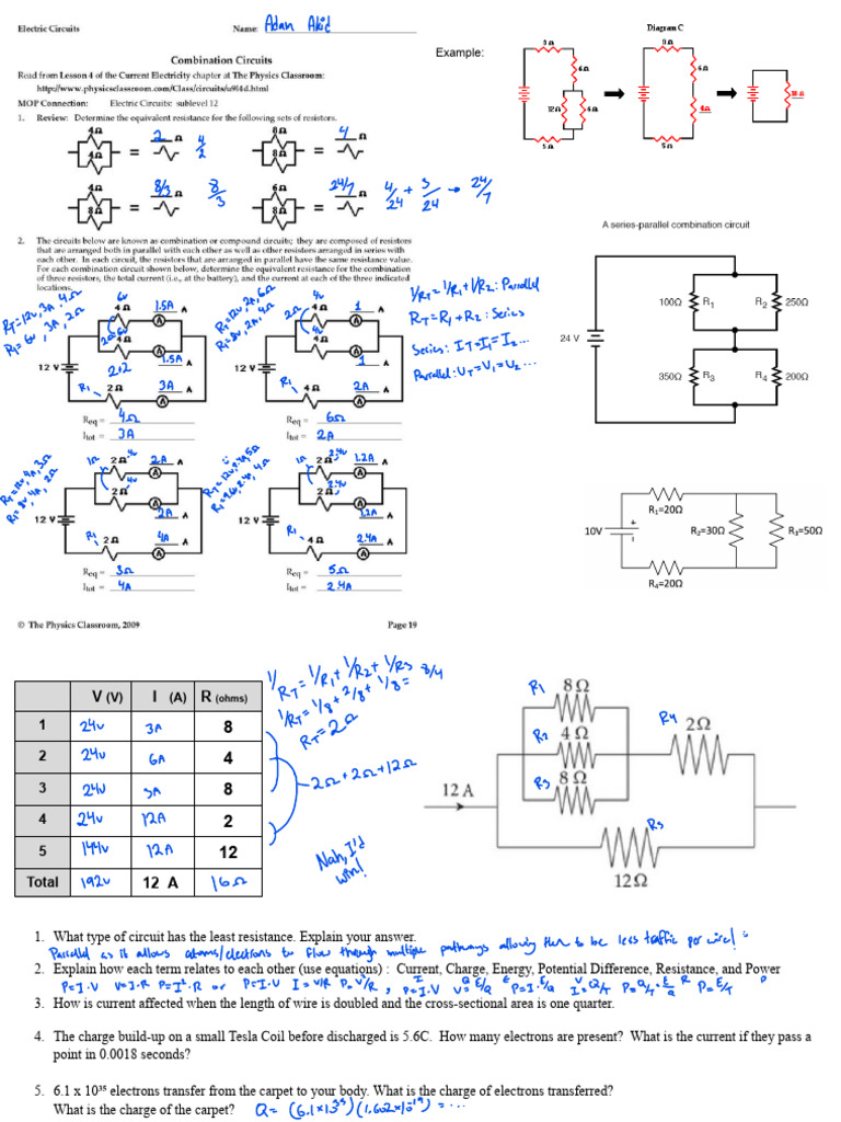 Electricity Review Part 1 Pdf