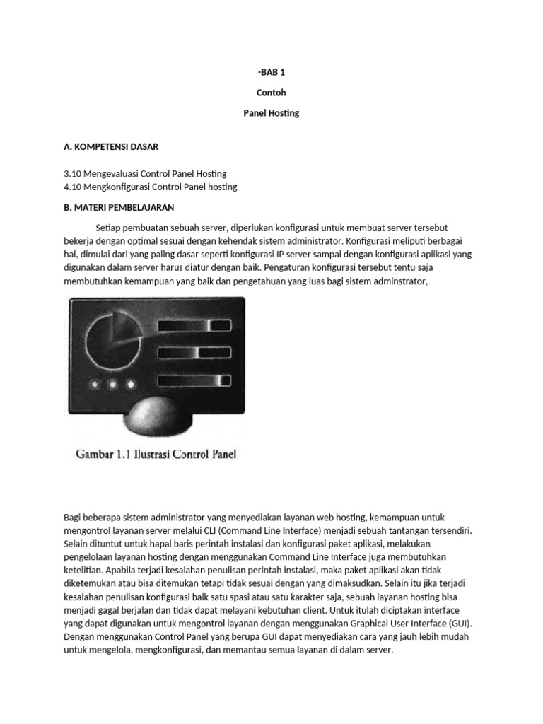 Mengevaluasi Control Panel | PDF | Domain Name System | Computing