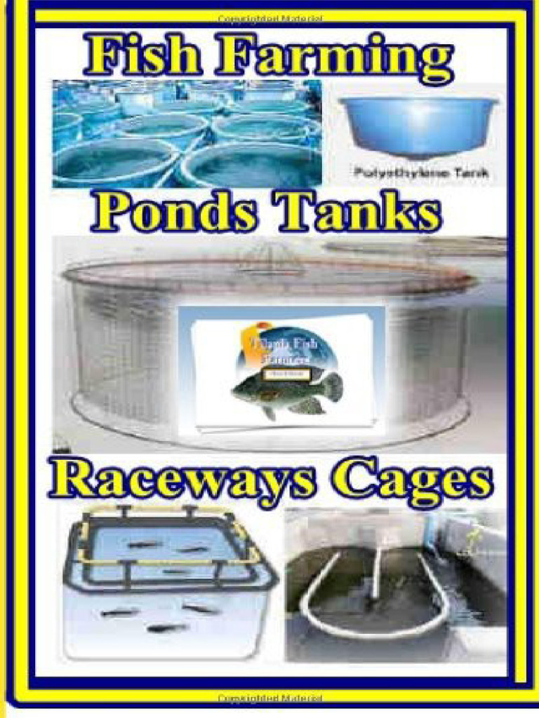 Fish Farming Ponds Tanks Raceways Cages For Tilapia and Other Fish ...
