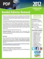 Bonded Asbestos Removal: Courses Commercial