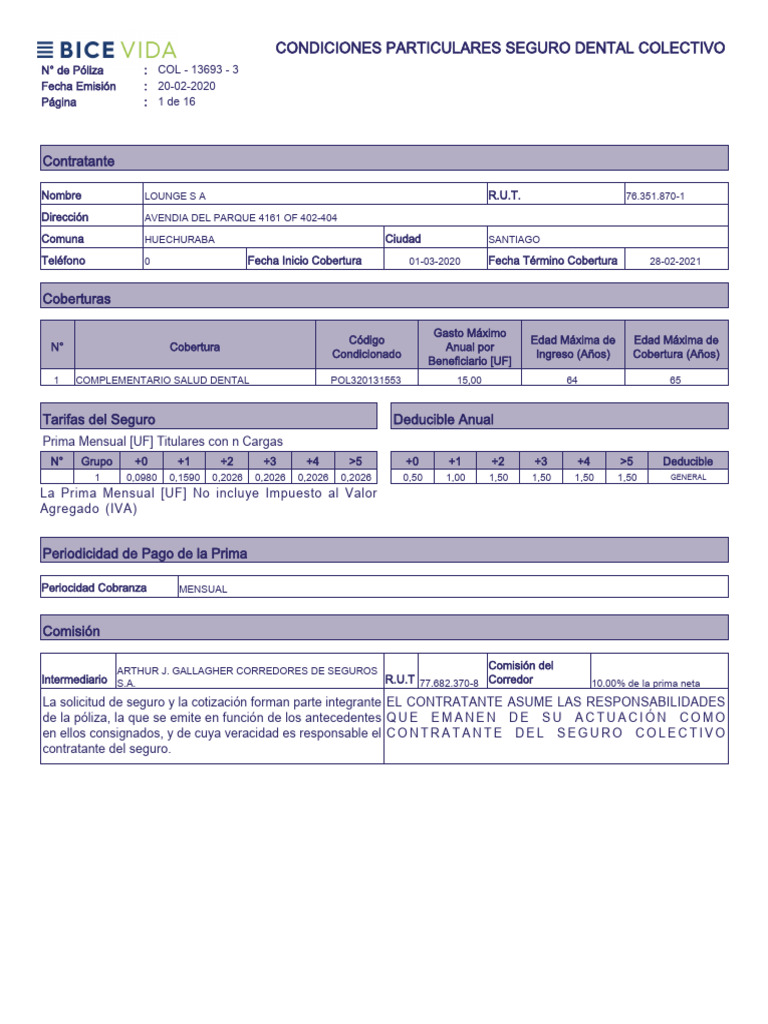 COL - 13693 - 3 Dental | PDF