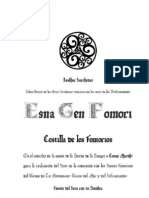 Esma Gen Fomori Mini Grimorio Fomoriano (El Sendero de La Mano Izquierda Pero en Celta Irlandés)