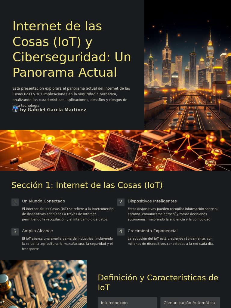 Internet de Las Cosas IoT y Ciberseguridad Un Panorama Actual | PDF