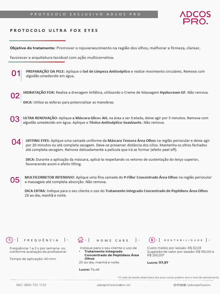 Protocolo Ultra Fox Eyes | PDF
