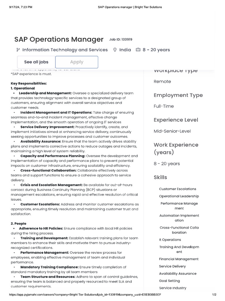 Resume Points | PDF