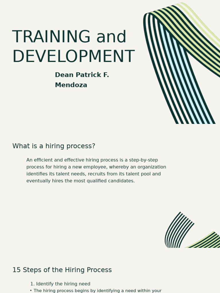 Hiring Process | PDF