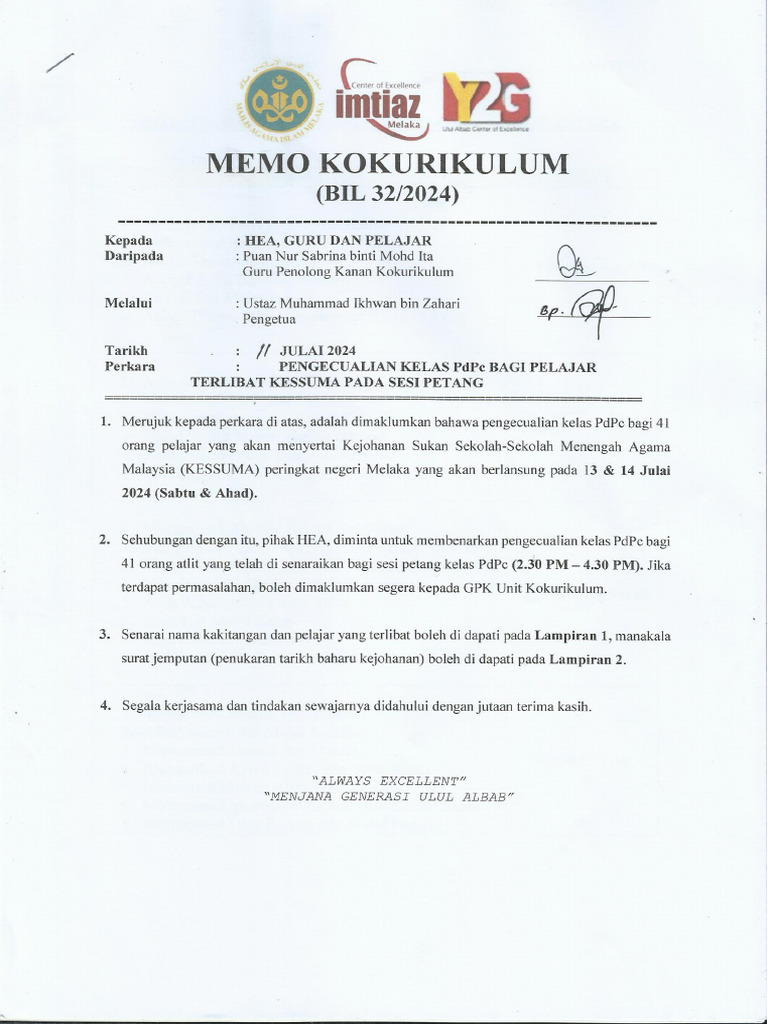 Kessuma Memo 32 Pdf