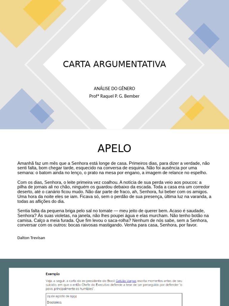 Exemplo de Cartas | PDF