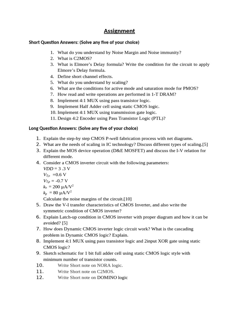 Assignment | PDF