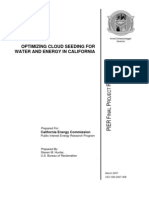 Optimizing Cloud Seeding - California