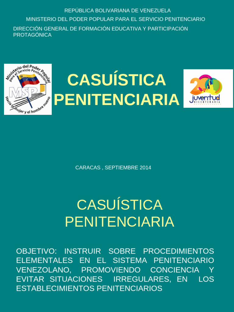 Casuistica Penitenciaria | PDF