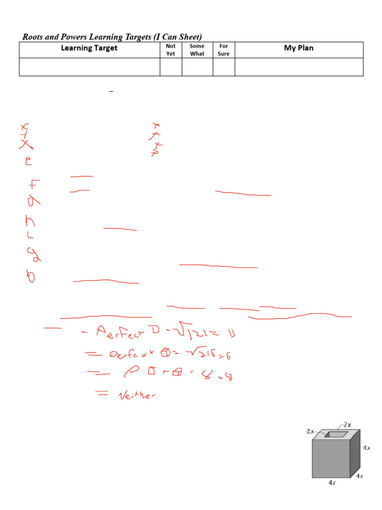 Roots and Powers GR 10 Practice Problems | PDF