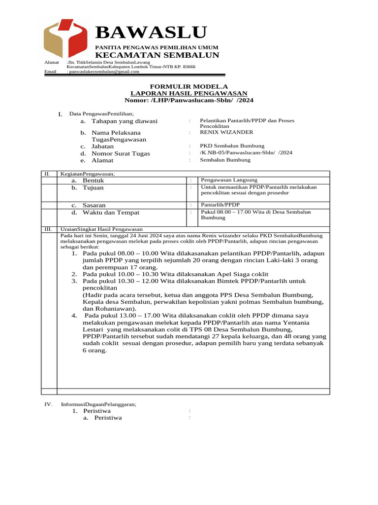 1 form a kosong kampanye pdf